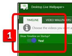 Setting for show timeline window on Windows Startup